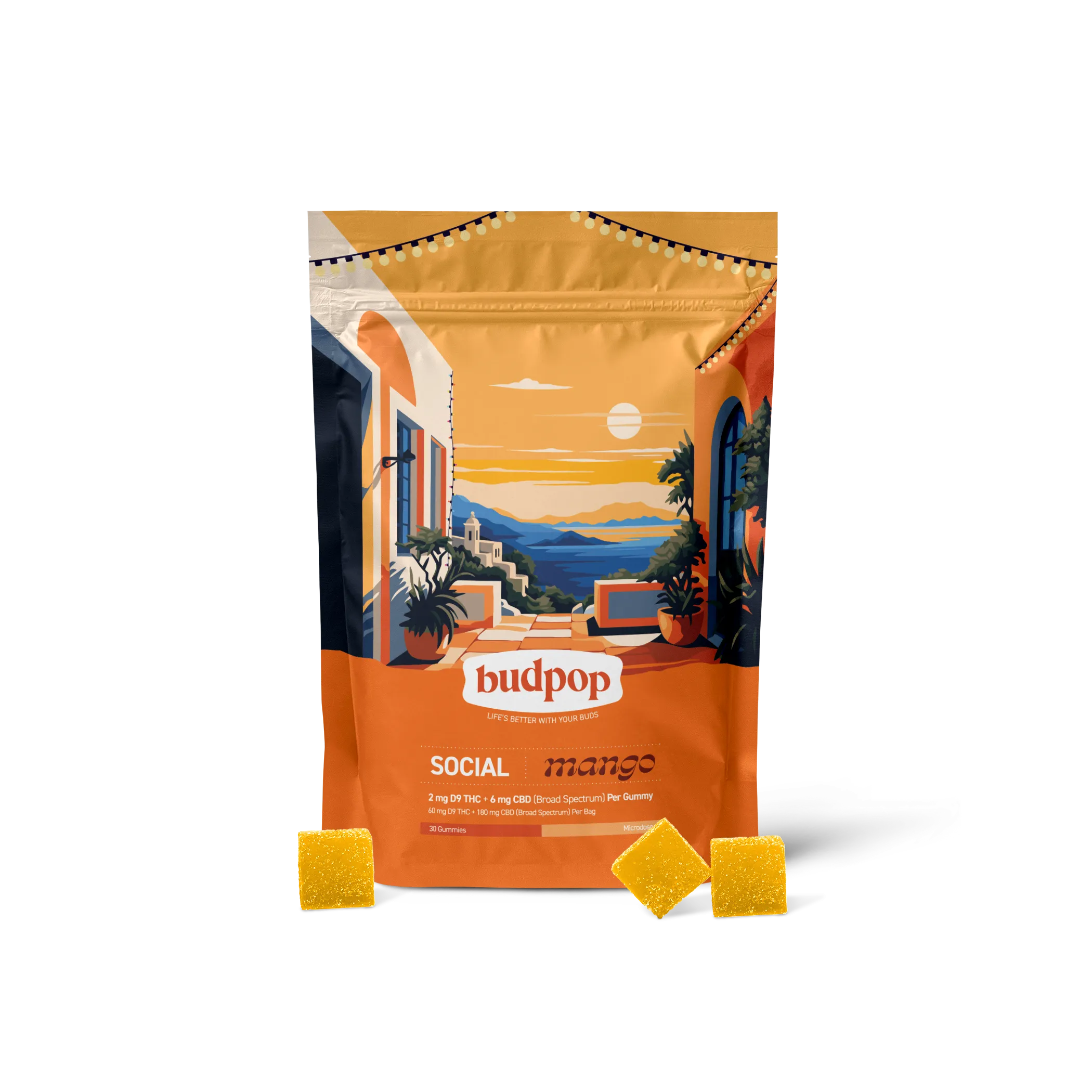 2mg D9 + 6 mg CBD Micro Dose Gummies