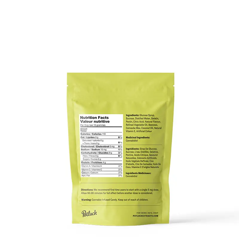 Potluck Pear CBD Gummies 200mg - Image 2