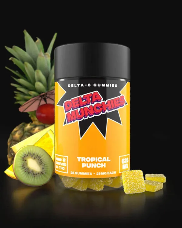 Tropical Punch Delta 8 Gummies - Image 2